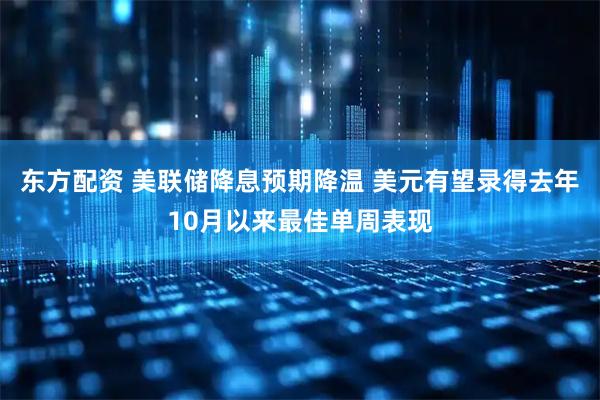 东方配资 美联储降息预期降温 美元有望录得去年10月以来最佳单周表现